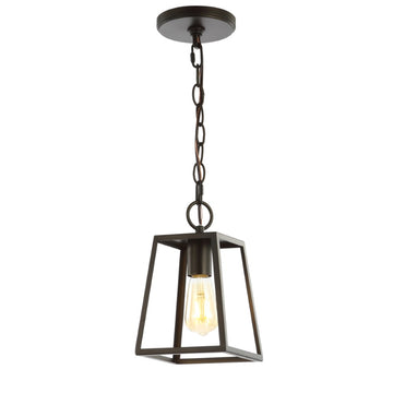 Ira 6.25" Adjustable Drop Metal LED Pendant - JONATHAN Y